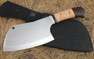 Тяпка №1 сталь 95Х18, рукоять береста Тяпка №1 сталь 95Х18, рукоять береста