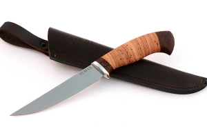 Нож Филейка малая сталь Elmax, рукоять береста Нож Филейка малая сталь Elmax, рукоять береста