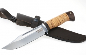 Нож Дельфин сталь 95х18, рукоять береста Нож Дельфин сталь 95х18, рукоять береста