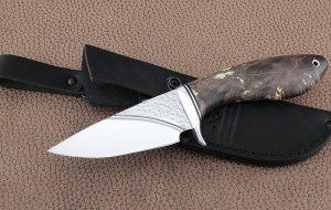 Нож Барсук сталь 95х18 рукоять дуб стабилизированный Нож Барсук сталь 95х18 рукоять дуб стабилизированный