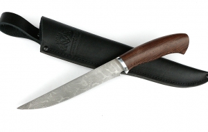 Нож Филейка средняя сталь дамаск, рукоять венге дюраль Нож Филейка средняя сталь дамаск, рукоять венге дюраль