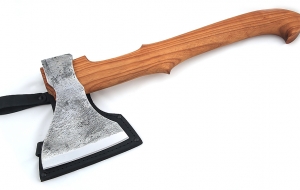 Топор № 6 варка металлов: углерод + ХВГ со следами ковки (длинная рукоять) Топор № 6 варка металлов: углерод + ХВГ со следами ковки (длинная рукоять)