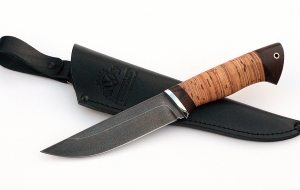 Нож Гриф сталь ХВ5, рукоять береста Нож Гриф сталь ХВ5, рукоять береста