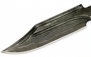 Клинок Дельфин, сталь дамаск-долы Клинок Дельфин, сталь дамаск-долы