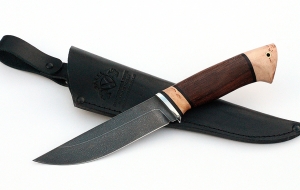 Нож Гриф сталь ХВ5, рукоять венге-карельская береза Нож Гриф сталь ХВ5, рукоять венге-карельская береза