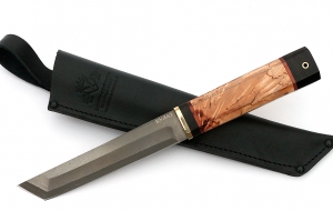 Нож Тантуха-3 сталь булат, рукоять черный граб-карельская береза Нож Тантуха-3 сталь булат, рукоять черный граб-карельская береза