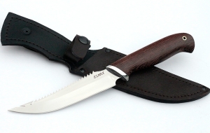 Нож Рыболов-6 сталь ELMAX, рукоять венге дюраль Нож Рыболов-6 сталь ELMAX, рукоять венге дюраль