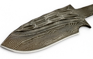 Клинок Заяц, сталь дамаск, камень-долы Клинок Заяц, сталь дамаск, камень-долы