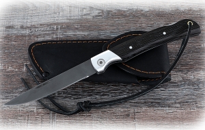 Складной нож Мексиканец, сталь Х12МФ, рукоять накладки венге Складной нож Мексиканец, сталь Х12МФ, рукоять накладки венге