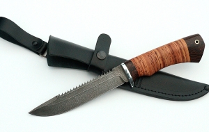 Нож Рыболов-2 сталь ХВ-5, рукоять береста Нож Рыболов-2 сталь ХВ-5, рукоять береста