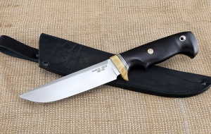 Нож Барракуда-3 сталь Sandvik 12C27 рукоять черный граб Нож Барракуда-3 сталь Sandvik 12C27 рукоять черный граб