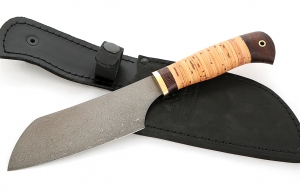 Кухонный нож Шеф №16 сталь Х12МФ рукоять береста Кухонный нож Шеф №16 сталь Х12МФ рукоять береста