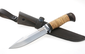 Нож Рыболов-1 сталь 95х18, рукоять береста Нож Рыболов-1 сталь 95х18, рукоять береста