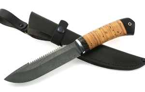 Нож Таёжный сталь Х12МФ, рукоять береста Нож Таёжный сталь Х12МФ, рукоять береста