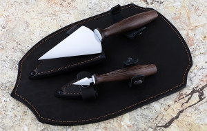 Набор из 2х ножей для просфоры 95Х18 венге Набор из 2х ножей для просфоры 95Х18 венге