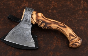 Топор №19 (варка металлов: углерод+ХВГ) долы рукоять ясень Топор №19 (варка металлов: углерод+ХВГ) долы рукоять ясень