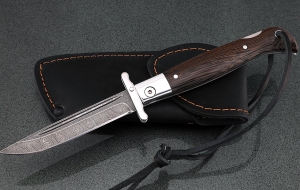 Нож Финка НКВД складная сталь дамаск накладки венге Нож Финка НКВД складная сталь дамаск накладки венге