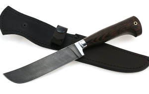 Нож Узбекский малый сталь дамаск, рукоять венге Нож Узбекский малый сталь дамаск, рукоять венге