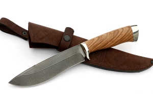 Нож Сибиряк сталь ХВ-5, рукоять зебрано Нож Сибиряк сталь ХВ-5, рукоять зебрано