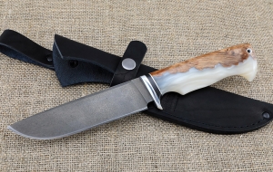 Нож Барракуда-3 сталь Х12МФ рукоять карельская береза акрил белый (NEW) Нож Барракуда-3 сталь Х12МФ рукоять карельская береза акрил белый (NEW)