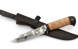 Нож Рыболов-3 сталь D2, рукоять береста Нож Рыболов-3 сталь D2, рукоять береста