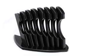 Подставка под 8 ножей акрил черный Подставка под 8 ножей акрил черный