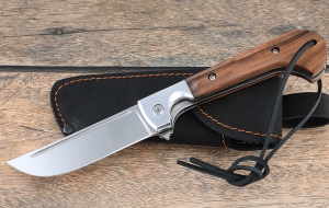 Нож Складной на подшипнике Пчак сталь Х12МФ, накладки палисандр Нож Складной на подшипнике Пчак сталь Х12МФ, накладки палисандр