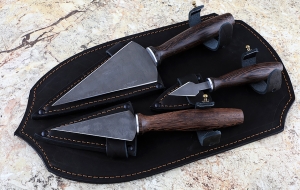 Набор ножей для просфоры Х12МФ венге Набор ножей для просфоры Х12МФ венге