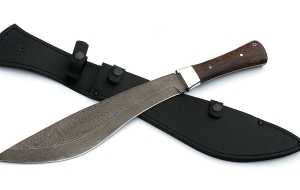 Нож Мачете №2 сталь дамаск, рукоять венге Нож Мачете №2 сталь дамаск, рукоять венге