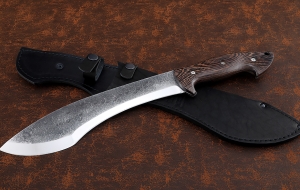 Нож Мачете №8 цельнометаллический сталь 95Х18 рукоять венге Нож Мачете №8 цельнометаллический сталь 95Х18 рукоять венге