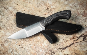 Нож Голубь-2 цельнометаллический сталь elmax рукоять карбон (Распродажа) Нож Голубь-2 цельнометаллический сталь elmax рукоять карбон (Распродажа)