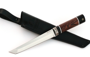 Нож Тантуха-2 сталь ELMAX, рукоять венге-черный граб,мельхиор Нож Тантуха-2 сталь ELMAX, рукоять венге-черный граб,мельхиор