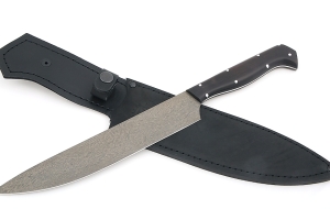 Нож Шеф №1 сталь Х12МФ, рукоять черный граб Нож Шеф №1 сталь Х12МФ, рукоять черный граб