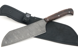 Нож Шеф №2 сталь дамаск, рукоять венге Нож Шеф №2 сталь дамаск, рукоять венге