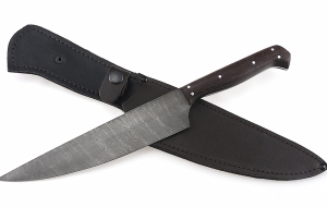 Нож Шеф №8 сталь дамаск, рукоять венге Нож Шеф №8 сталь дамаск, рукоять венге