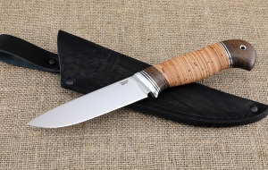 Нож Голец сталь 95Х18, рукоять береста Нож Голец сталь 95Х18, рукоять береста
