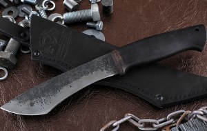 Нож Каратель сталь У8А, рукоять черный граб Нож Каратель сталь У8А, рукоять черный граб