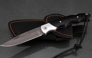 Нож складной Белка Х12МФ черный граб дюраль Нож складной Белка Х12МФ черный граб дюраль