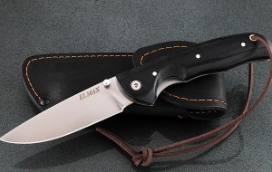 Нож складной Акула, сталь Elmax, рукоять накладки акрил черный Нож складной Акула, сталь Elmax, рукоять накладки акрил черный