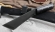 Нож НДК-17 сталь Х12МФ, цельнометаллический, рукоять черный граб
