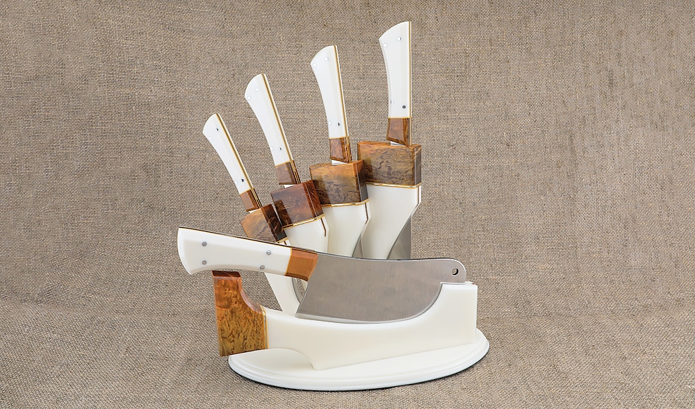 Подставка для ножей своими руками: интересные идеи из разных материалов