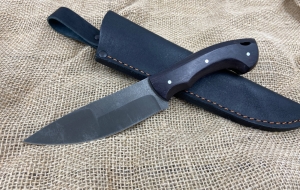 Нож "Голубь-2" сталь х12мф цм, накладки черный граб (распродажа) Нож "Голубь-2" сталь х12мф цм, накладки черный граб (распродажа)
