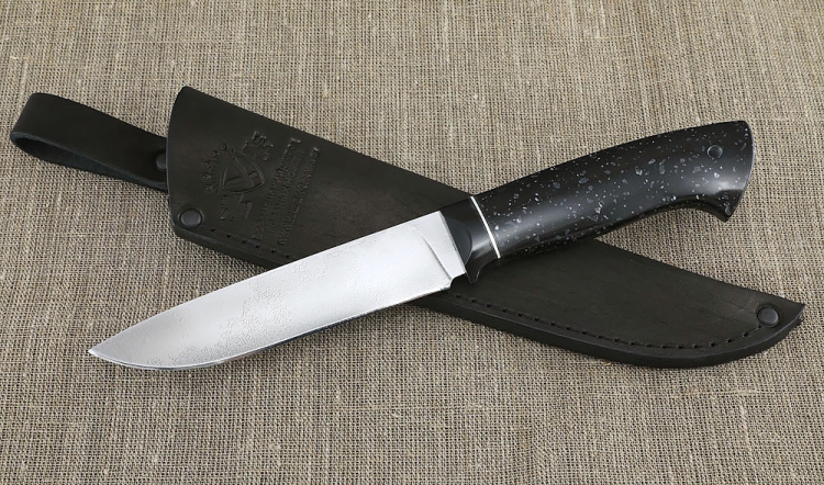 Нож Ягуар сталь У8А рукоять акрил черный — купить в интернет-магазине ООО Ворсменский нож с доставкой в г. Саратов