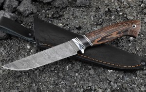 Нож Ирбис-2 дамаск рукоять венге Нож Ирбис-2 дамаск рукоять венге