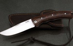 Нож складной Таежник, сталь Elmax, рукоять накладки венге Нож складной Таежник, сталь Elmax, рукоять накладки венге